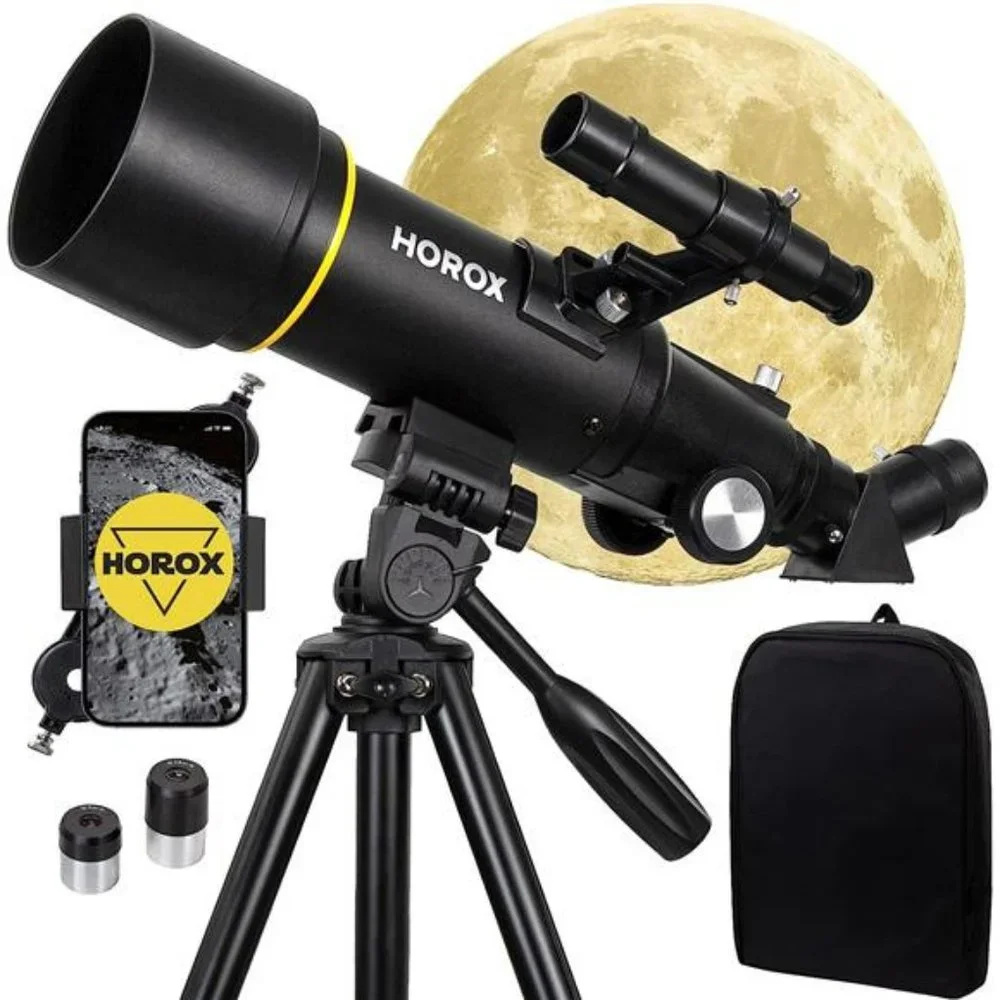 Telescope, 70mm Aperture 400mm Refractor Telescope for Astronomy Beginners
